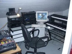 Fabian del Priore's studio Fabian del Priore's studio