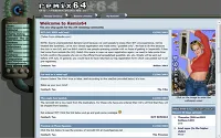 Remix64 Layout Version 1, used 2001 - 2004. Screenshot shows the page as of July 2002